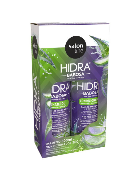 Kit Shampoo e Condicionador Babosa&Queratina 300ml Hidra - Salon Line Salon Line Kit Completo