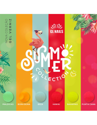 Verniz Gel Punta Cana 15ml - SUMMER COLLECTION GL Nails Verniz Gel GL Nails