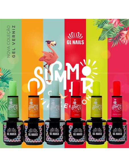 Coleção Summer Collection Verniz Gel GL Nails Verniz Gel GL Nails