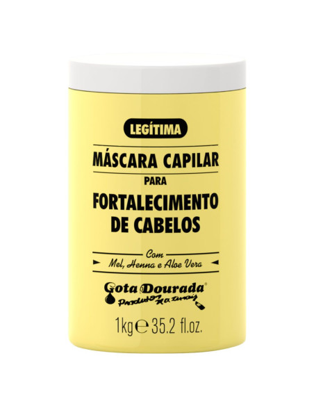 Máscara Capilar 1Kg Fortalecimento Tradicional - Gota Dourada Gota Dourada