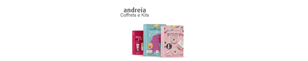 Kits Andreia Profissional, conjuntos para Unhas, Cabelo e Makeup