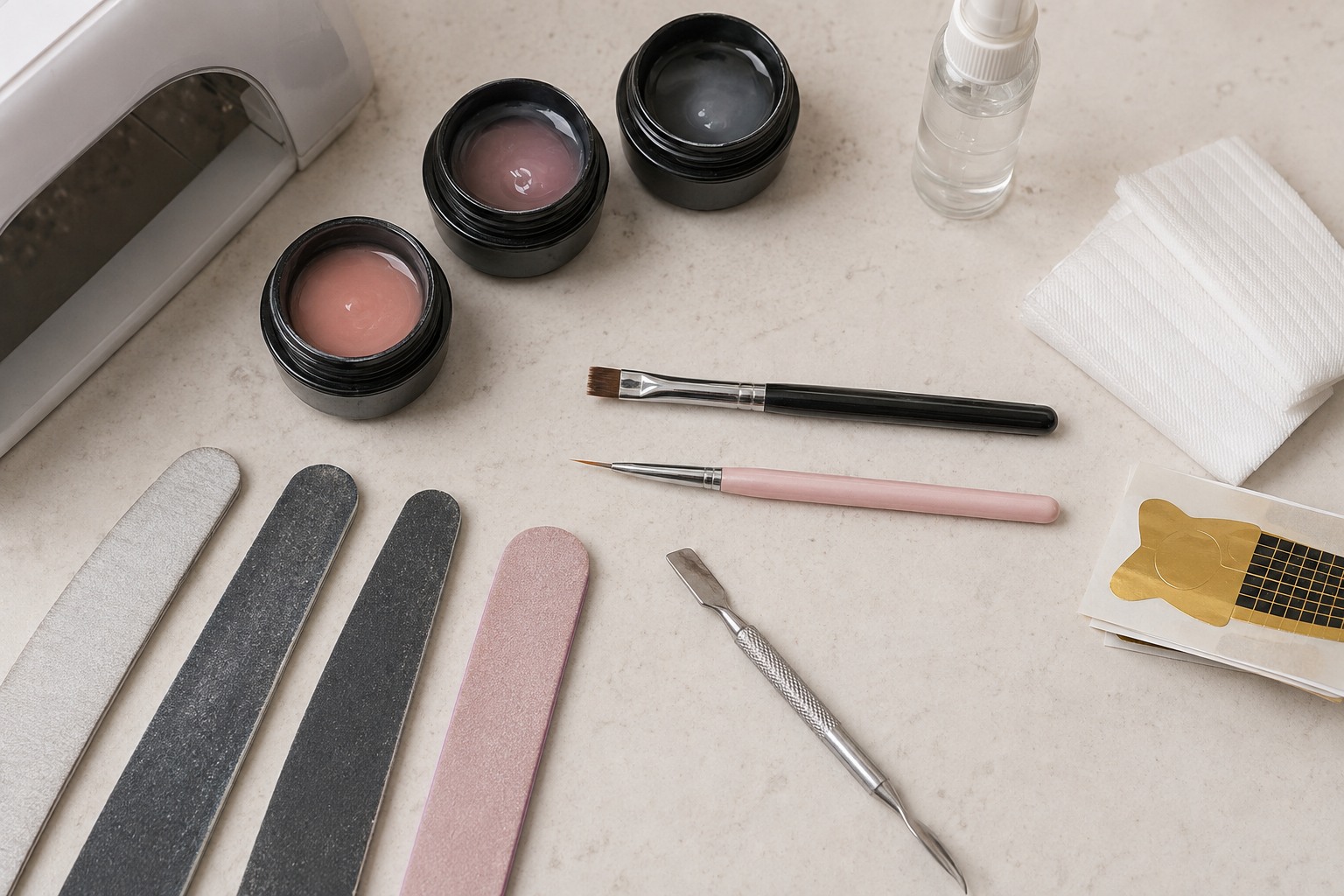 Material necessário para fazer unhas de gel