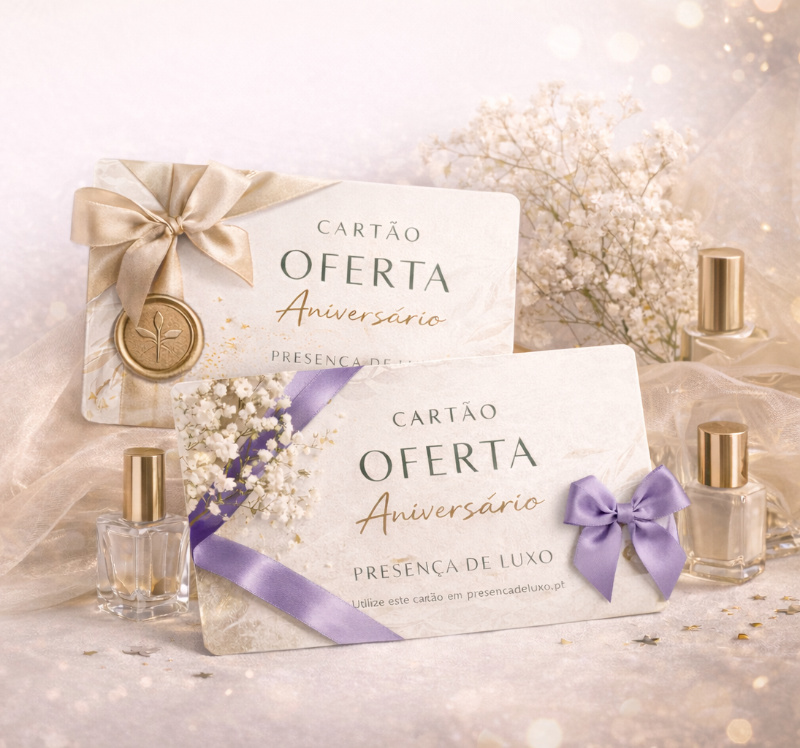 Cartão Presente Presença de Luxo