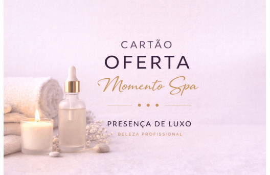 Cartão Oferta SPA Presença de Luxo